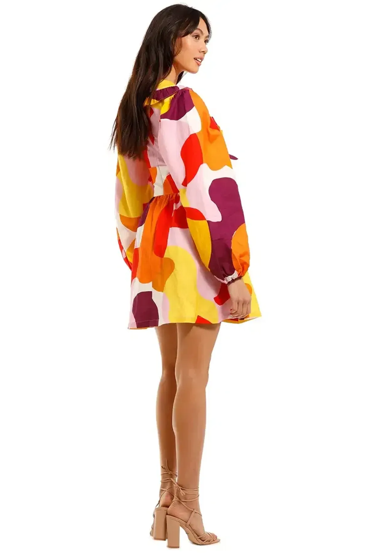 Rebecca Vallance Del Rio Mini Dress Multi Size 6 - Image 3