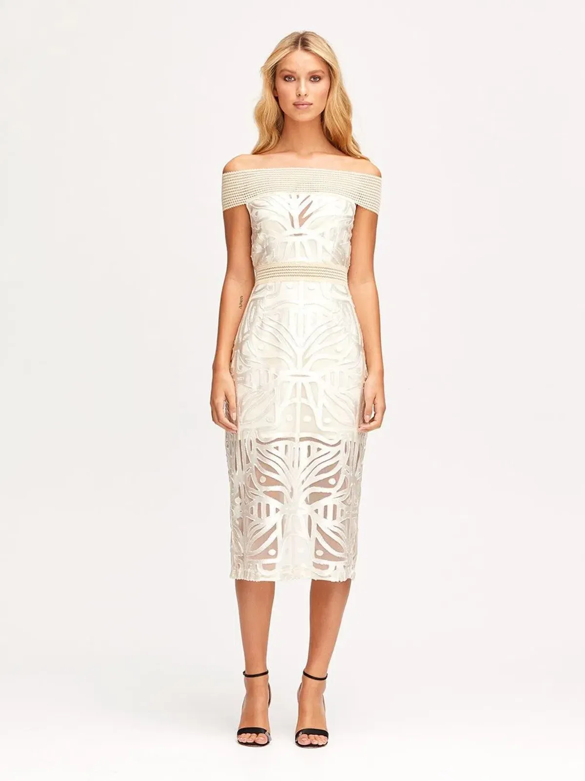 Alice McCall Lunar Eclipse Midi Dress Cream Size 6/8 for rent on The Volte - main image