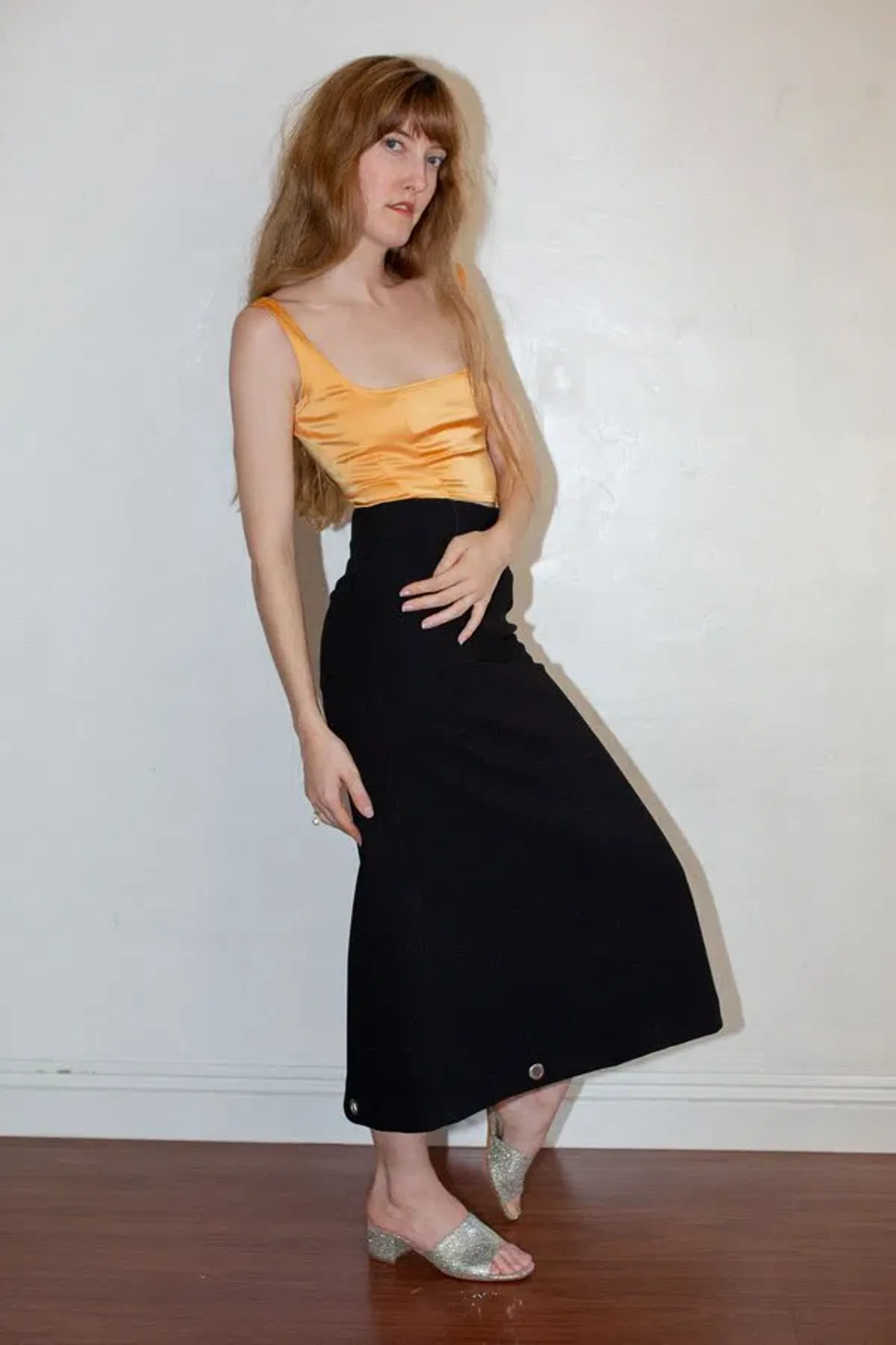 Paris Georgia Marnie Top & Trousers Set Marigold Size L / AU 12 - Image 3