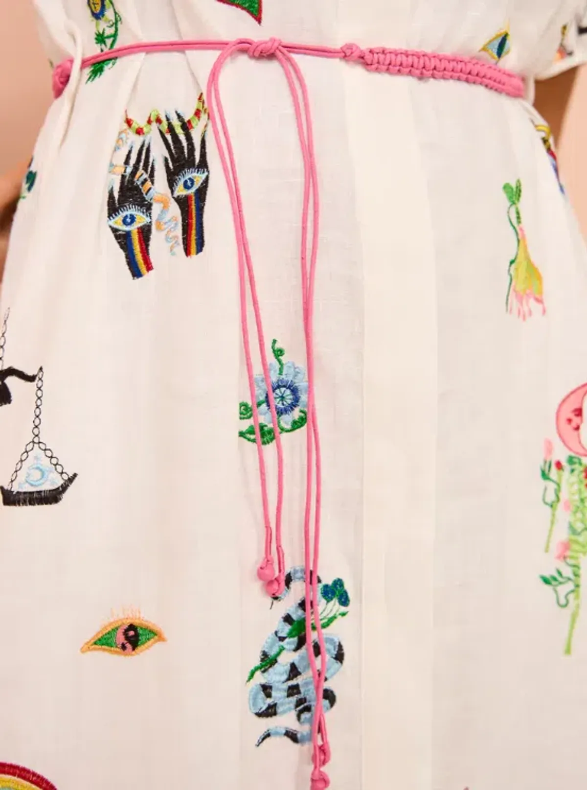 Alemais Atticus Embroidered Shirtdress In Print Size 8 - Image 2
