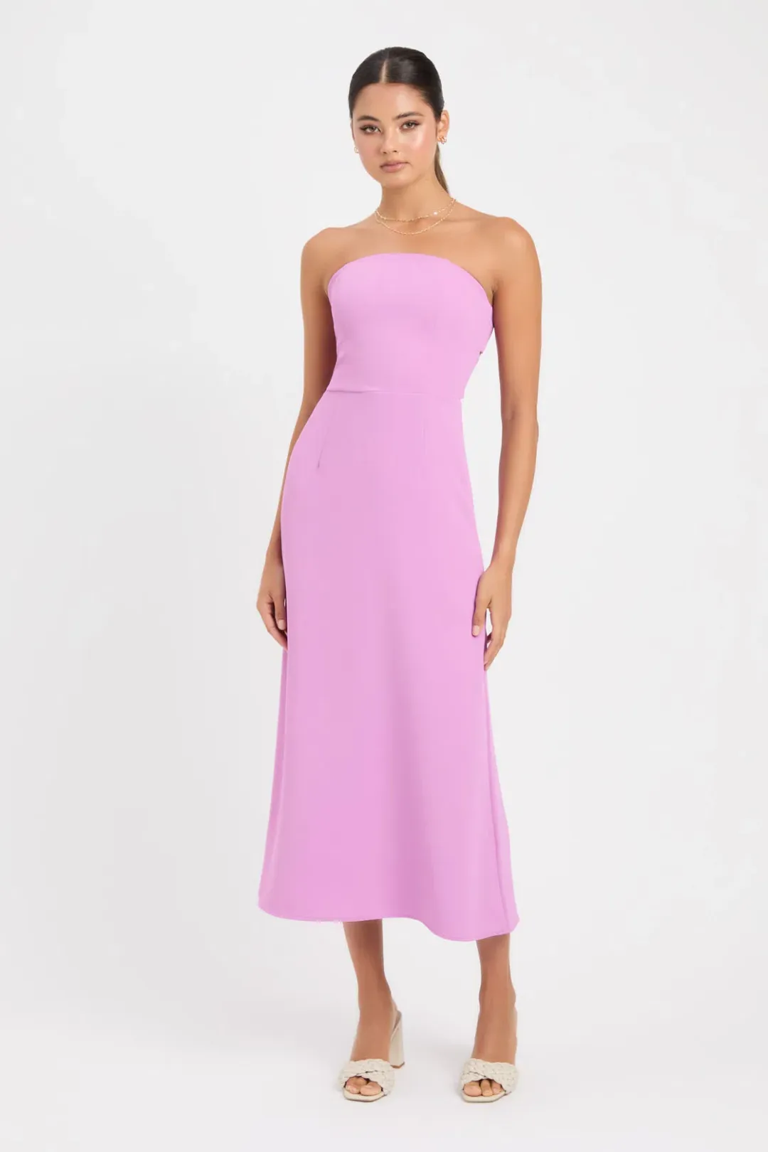 Kookai Alpha Strapless Dress Purple Size XS/6 for rent on The Volte - main image
