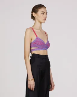 Anna Quan Viki Top Electric pink purple blue size 10 for rent on The Volte - image 2