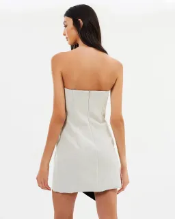 Bec & Bridge Alix Dress Natural Beige Grey Size 10 for rent on The Volte - image 2