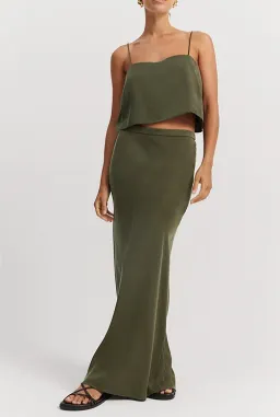 Country Road Fluid Cami Dark Olive Size 12 for rent on The Volte - image 2