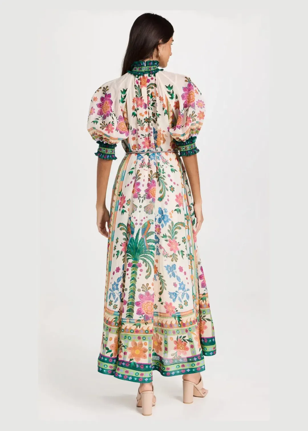 Zimmermann Ginger Swing Maxi Dress Multi Print Size 1 / AU 10 for rent on The Volte - main image