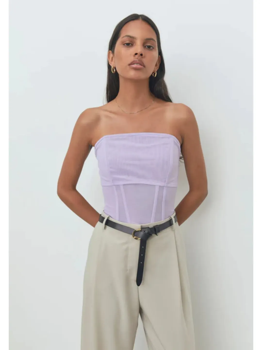 Viktoria & Woods Rome Bustier Lilac Size 3 / AU 12 for rent on The Volte - main image