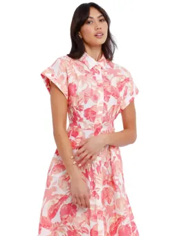 Rebecca Vallance Tropicale Midi Dress in Pink Size AU 10 for rent on The Volte - image 3