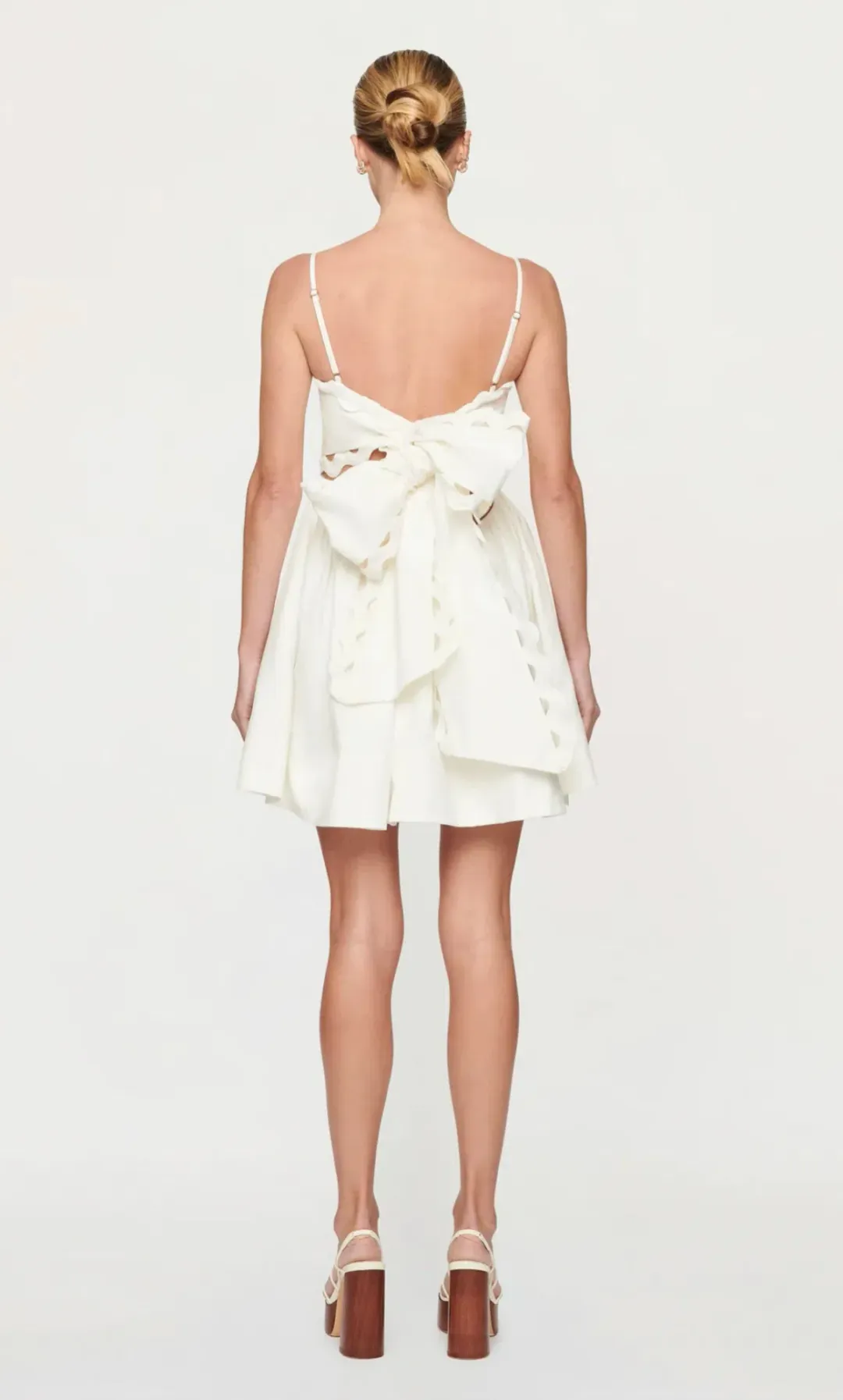 Clea Kalina Mini Dress White Size S / AU 8 for rent on The Volte - main image
