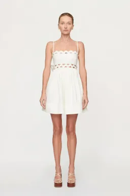 Clea Kalina Mini Dress White Size S / AU 8 for rent on The Volte - image 1