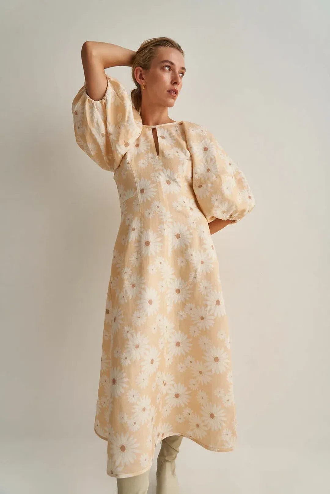 Oroton Daisy Print Dress Floral Size 12 for rent on The Volte - main image