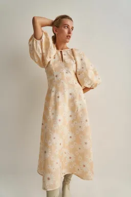 Oroton Daisy Print Dress Floral Size 12 for rent on The Volte - image 2