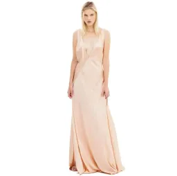Michael Lo Sordo Alexandra Silk Dress Pink Champagne Size 8 for rent on The Volte - image 1