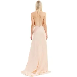 Michael Lo Sordo Alexandra Silk Dress Pink Champagne Size 8 for rent on The Volte - image 3