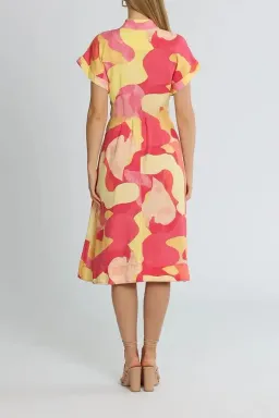 Rebecca Vallance Toretta Midi Dress Multi Size 14 for rent on The Volte - image 3
