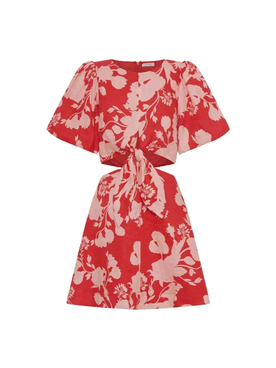 Kivari Delfina Cut Out Mini Dress Floral Size 10 for rent on The Volte - main image