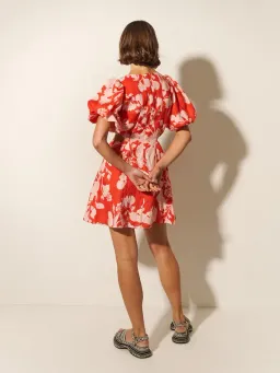 Kivari Delfina Cut Out Mini Dress Floral Size 10 for rent on The Volte - image 3