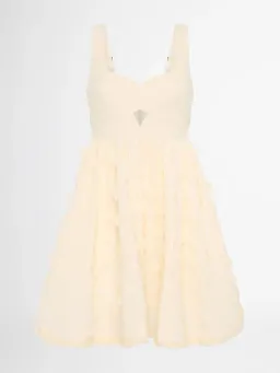 Sheike Imani Mini Dress Cream Size 16 for rent on The Volte - image 4