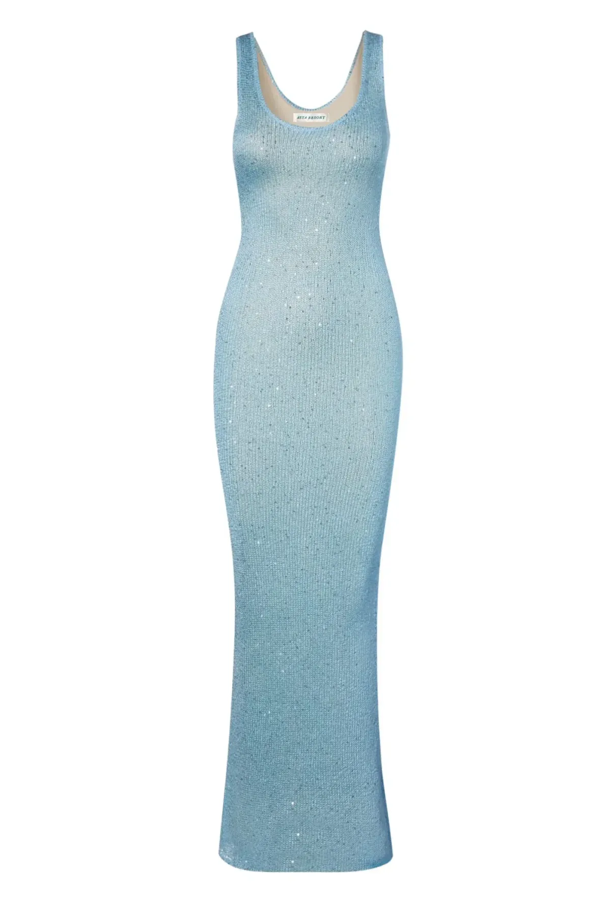 Asta Resort Ana Dress Baia Blue Sequin Size S/AU 8 - Image 3