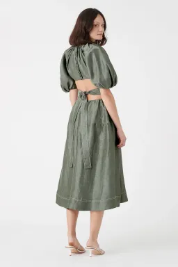 Aje Mimosa Dress Green Size 6 for rent on The Volte - image 2