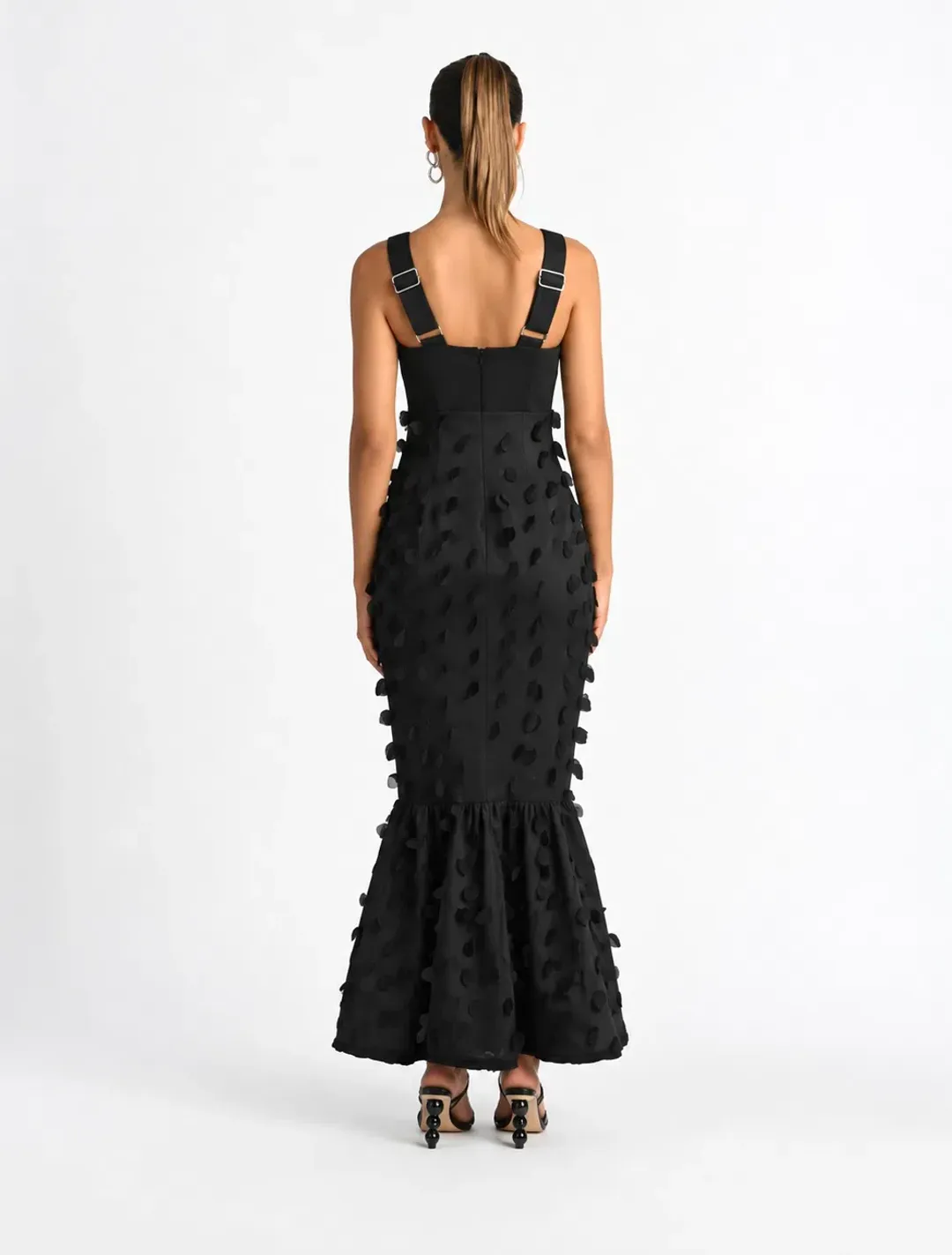 Sheike Imani Midi Dress Black Size 8 for rent on The Volte - main image