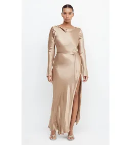 Bec & Bridge Moon Dance Long Sleeve Maxi Dress Golden Size 8 for rent on The Volte - image 4