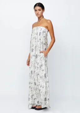 Bec & Bridge Tillie Strapless Maxi Dress Linear Floral Size AU 10 for rent on The Volte - image 1