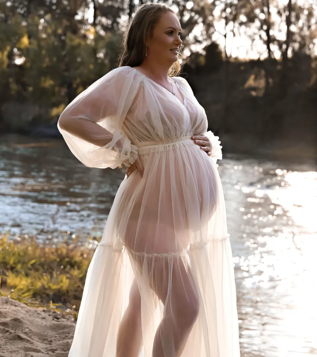 We Are Reclamation Wish For It Gown Cream One Size for rent on The Volte - main image