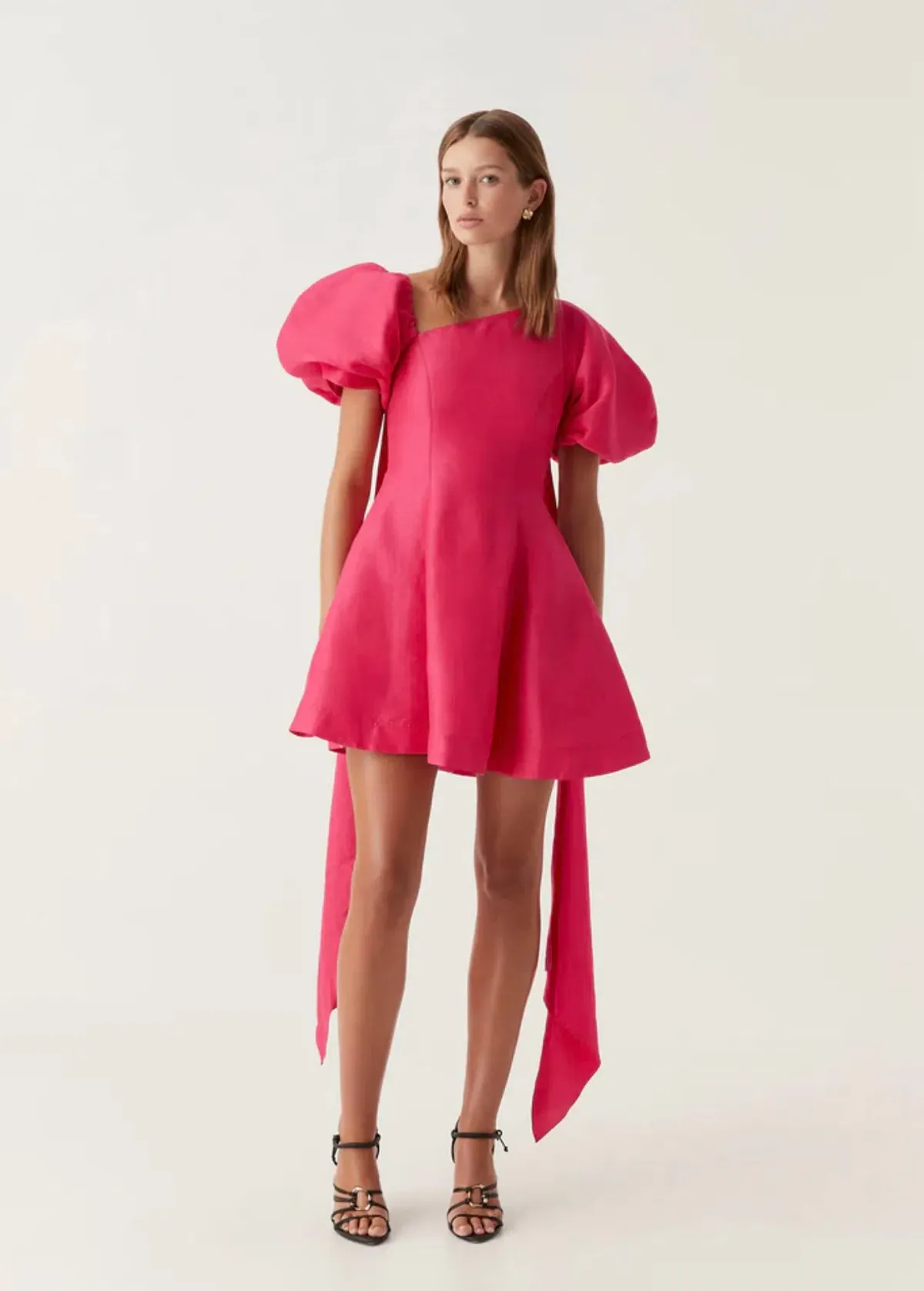Aje Arista Tulip Sleeve Mini Dress Size 12 - Image 1