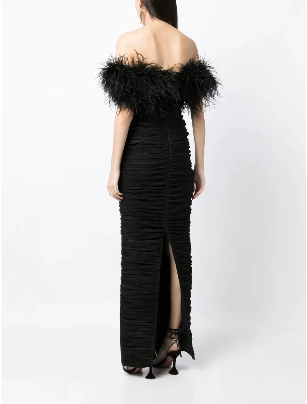 Rachel Gilbert Zion Gown Black Size 5/AU 16 - Image 2