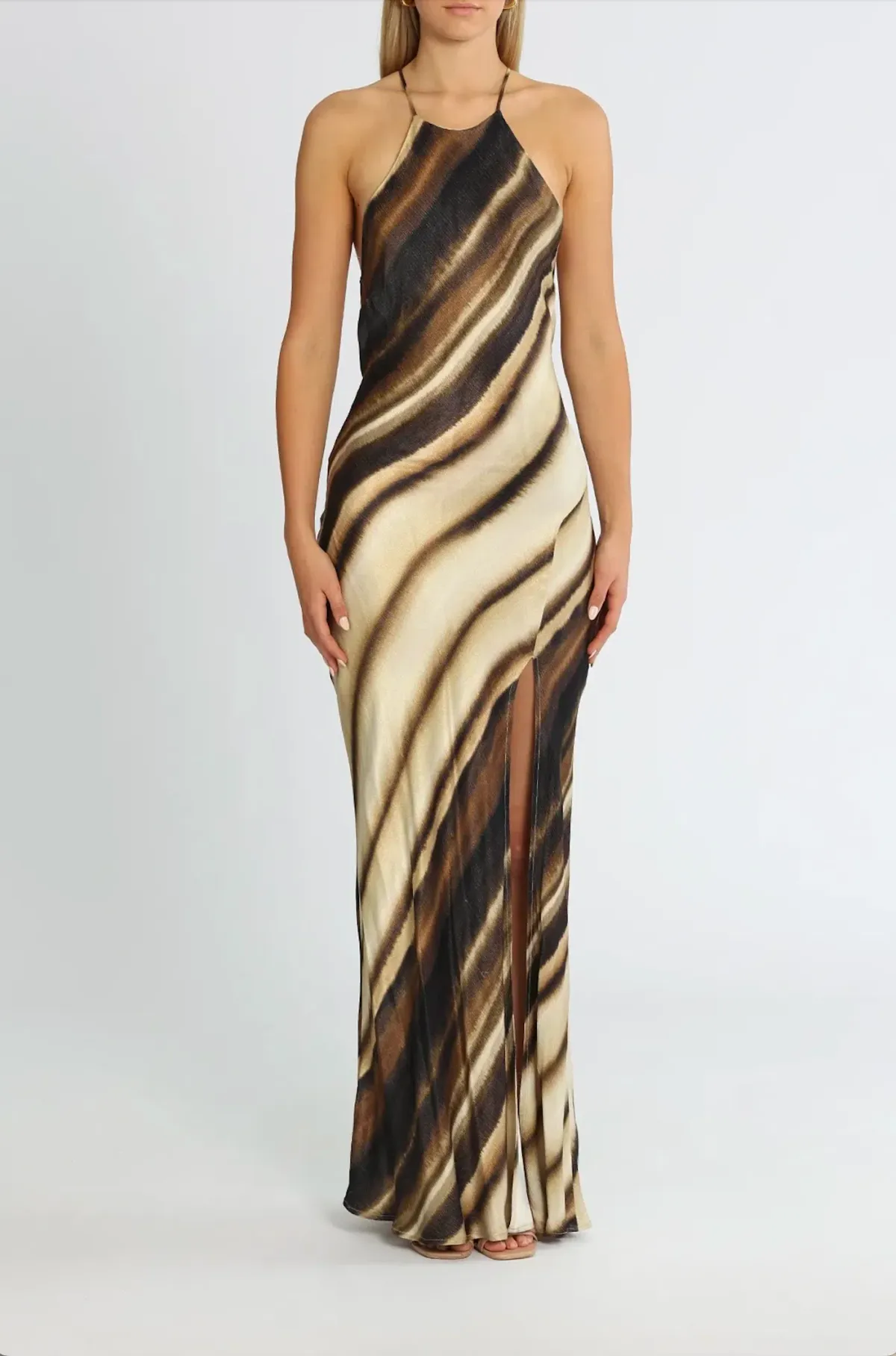 Bec & Bridge Watercolour Maxi Dress Print Size 8 - Image 1