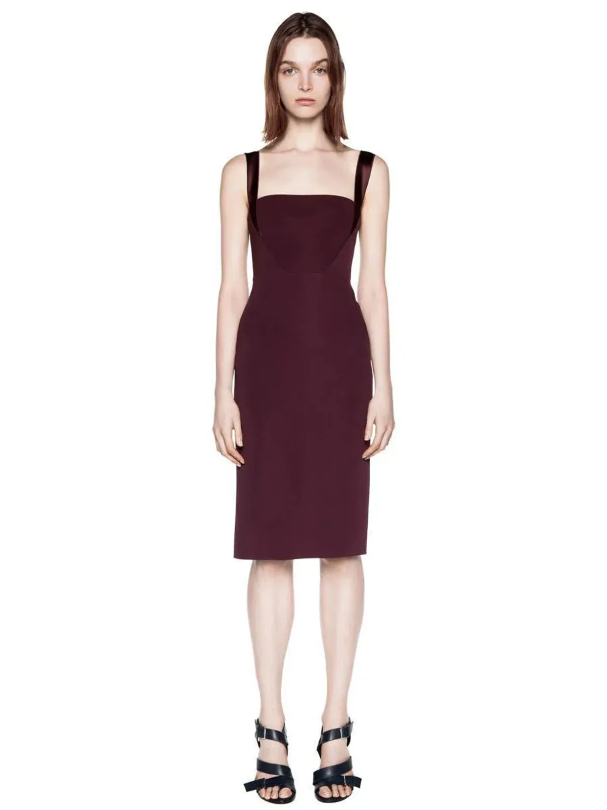 Dion Lee Spliced Silk Pinafore Dress Size 10 for rent on The Volte - main image