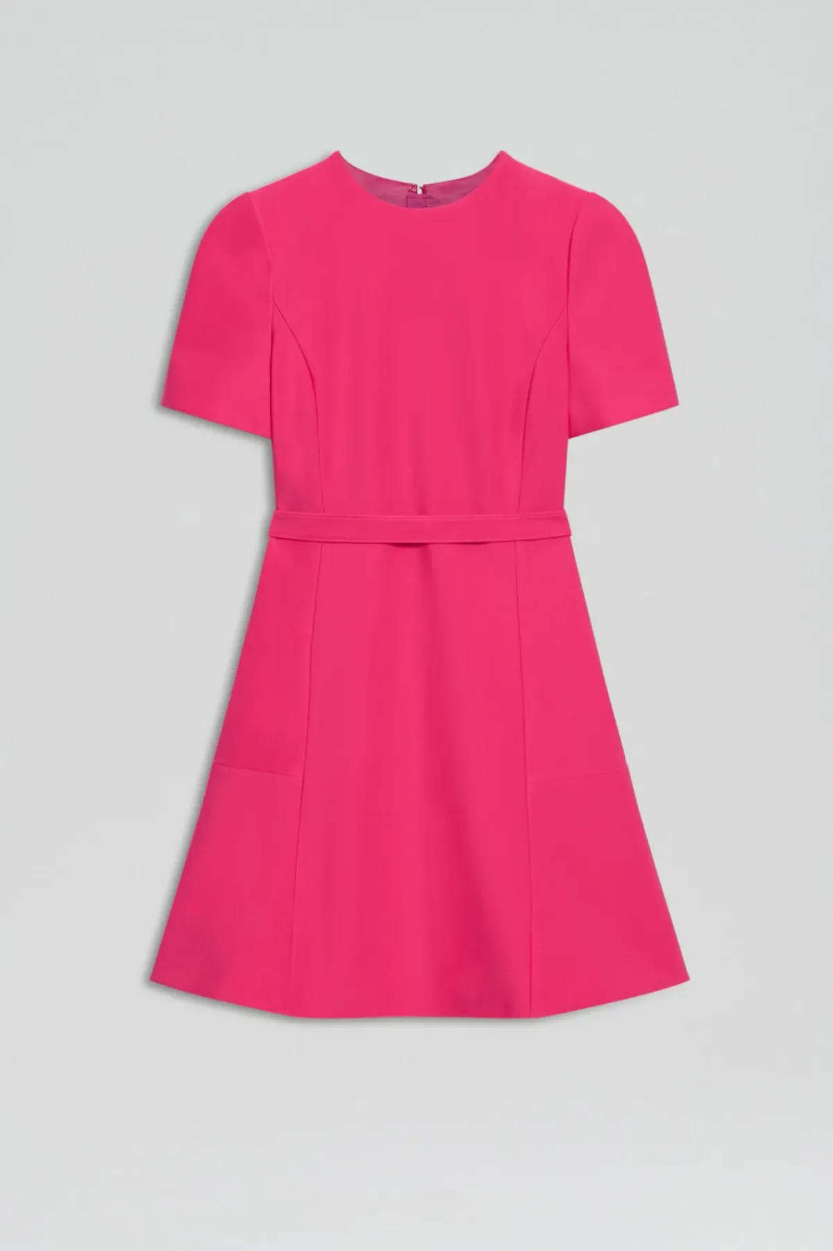 Scanlan Theodore Italian Milano Short Sleeve Dress in Raspberry Size AU 6 - Image 4