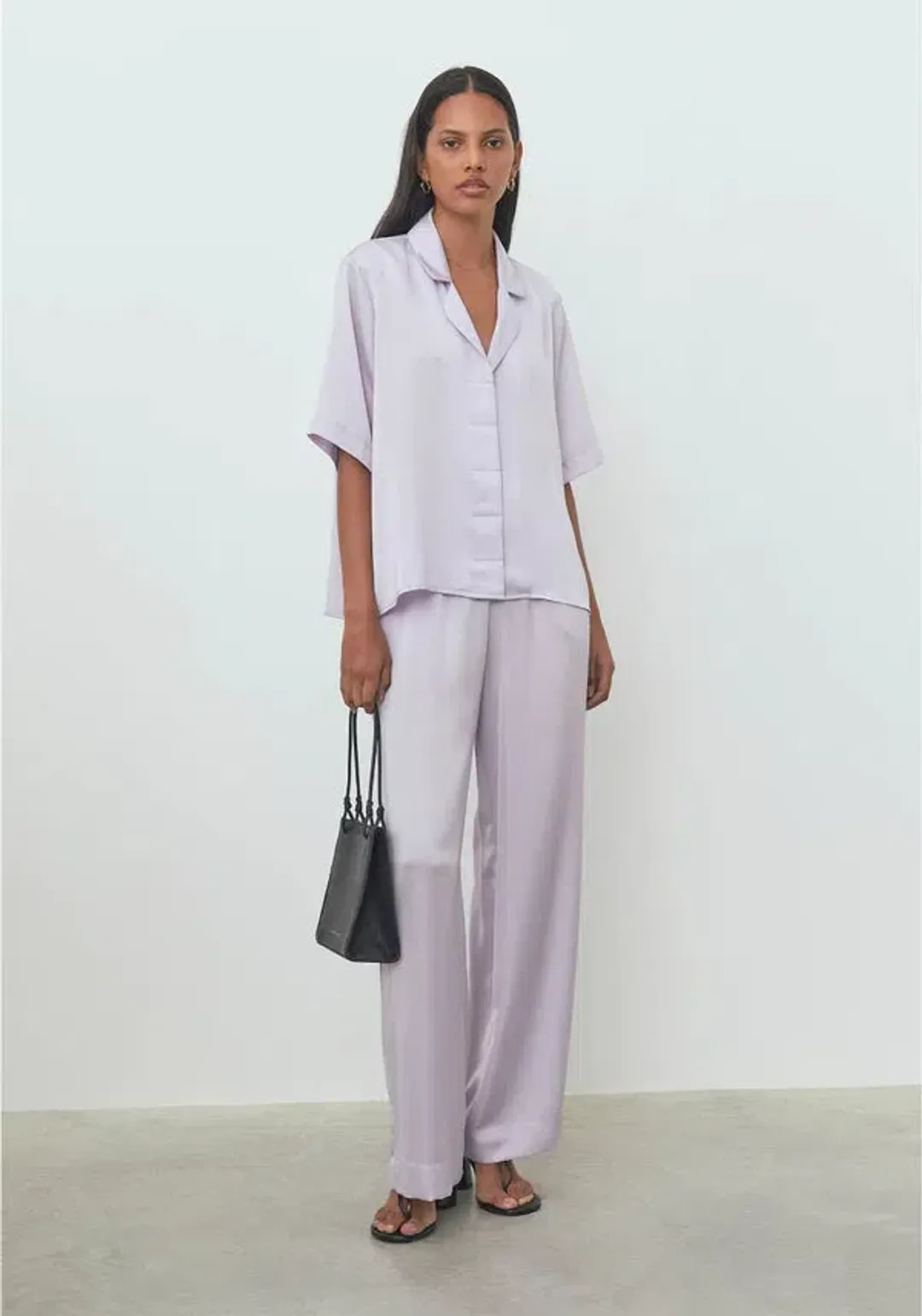 Viktoria and Woods Odyssey Shirt w/ Belt Lavender Size 00 / AU 4 for rent on The Volte - main image