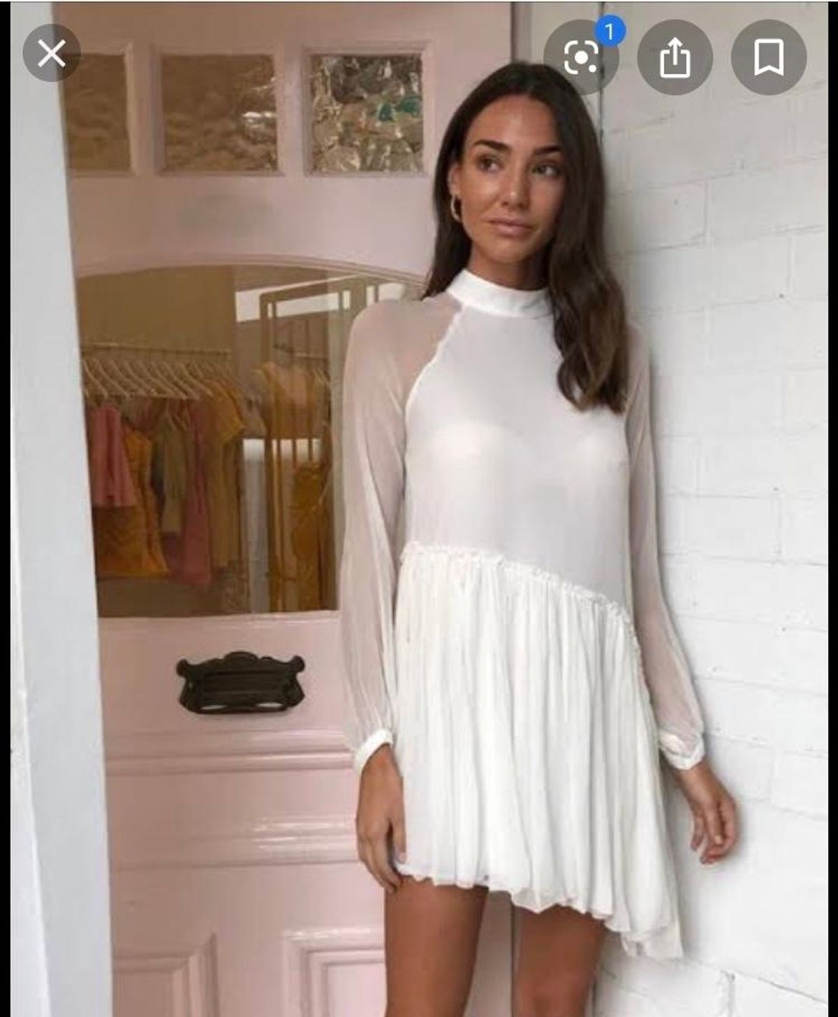 Manning Cartell Feather Weight Mini Dress size 6 for rent on The Volte - main image