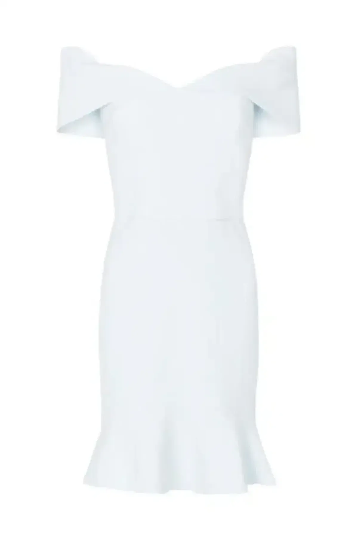 Rebecca Vallance Hamptons Mini Dress Pale Blue Size 8 - Image 2