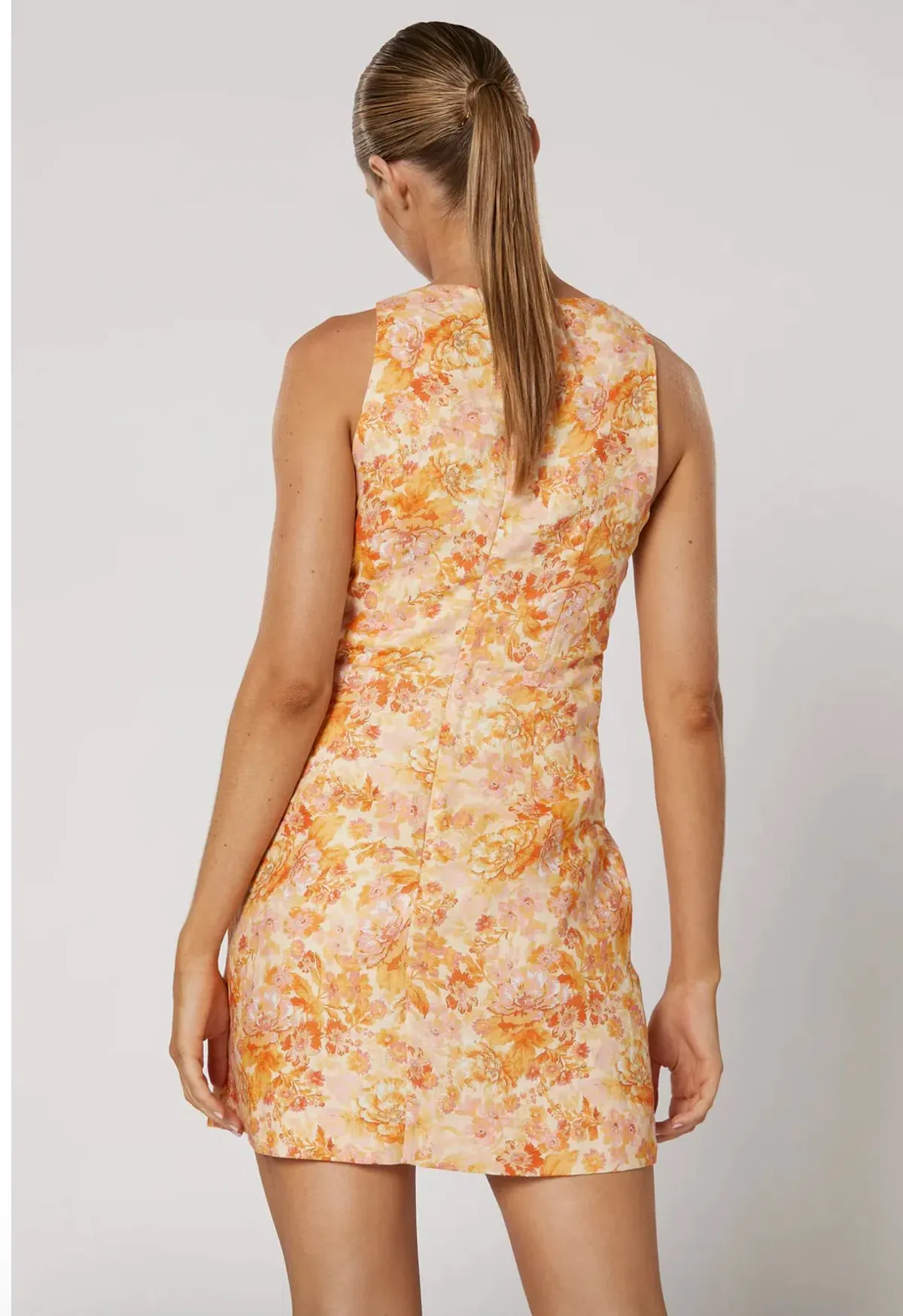 Winona Darana Tie Dress Floral Size 8 - Image 3