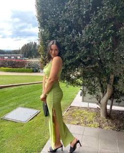 Bec & Bridge Dilkon Maxi Dress in Lime Green Size 10 for rent on The Volte - image 5