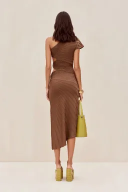 Cult Gaia Lurenz Midi Dress Affogato Size XS/AU 6 for rent on The Volte - image 3