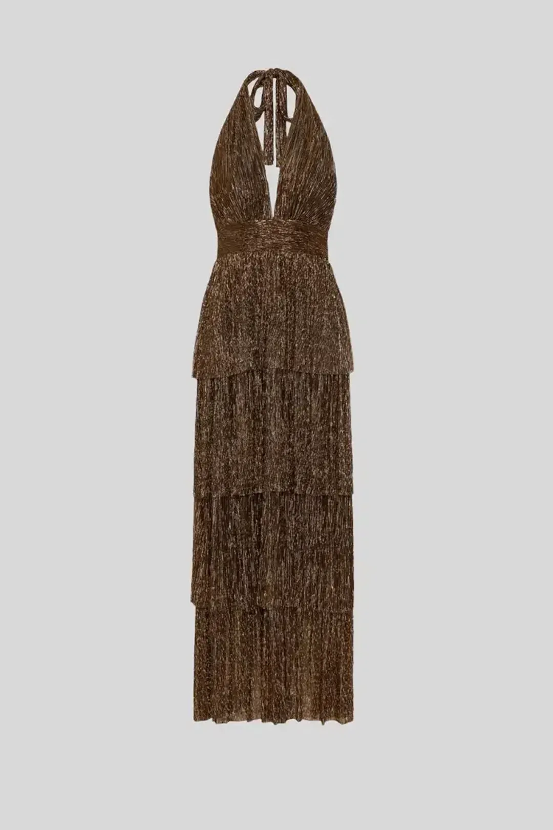 Sheike Galaxy Dress Bronze Size 6 for rent on The Volte - main image