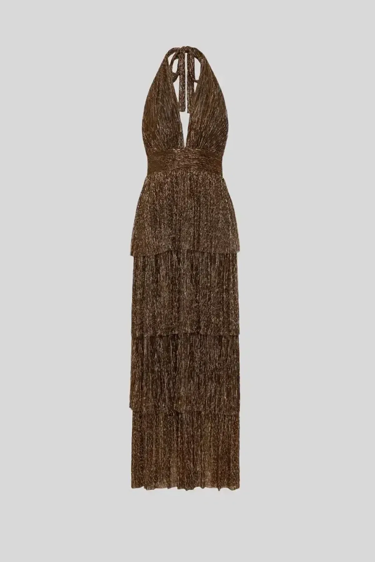 Sheike Galaxy Dress Bronze Size 6 - Image 3