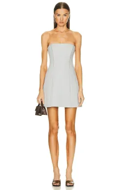 Sir The Label Sandrine Mini Dress Ice Blue Size 10 for rent on The Volte - image 1