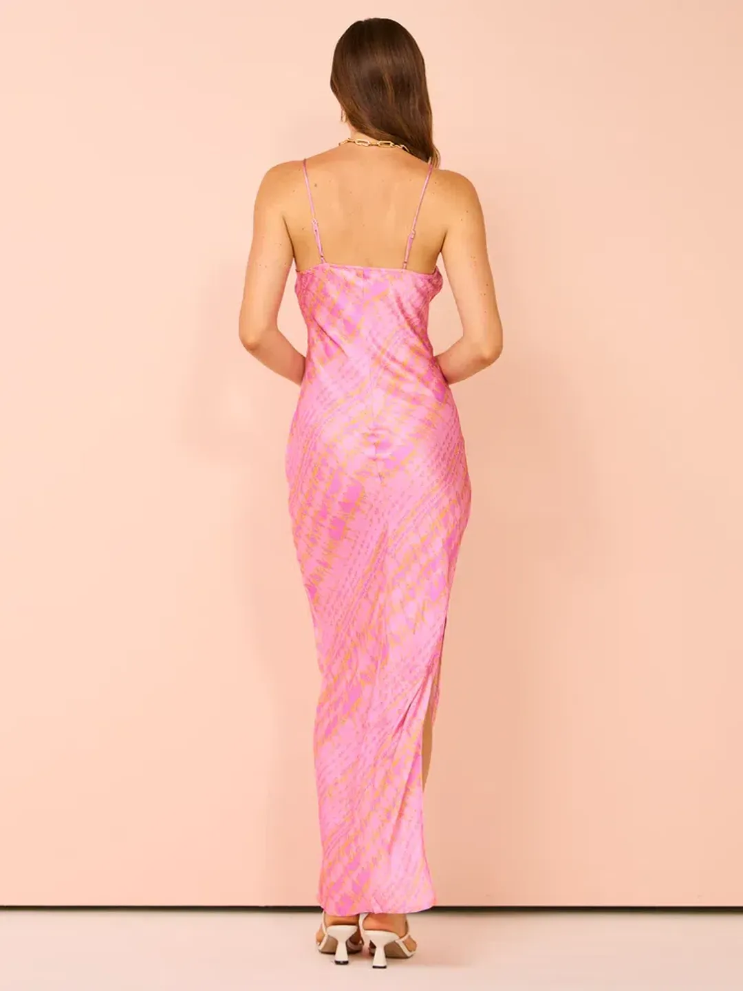 Suboo Leyla Slip Dress In Print Size S/Au 8 for rent on The Volte - main image