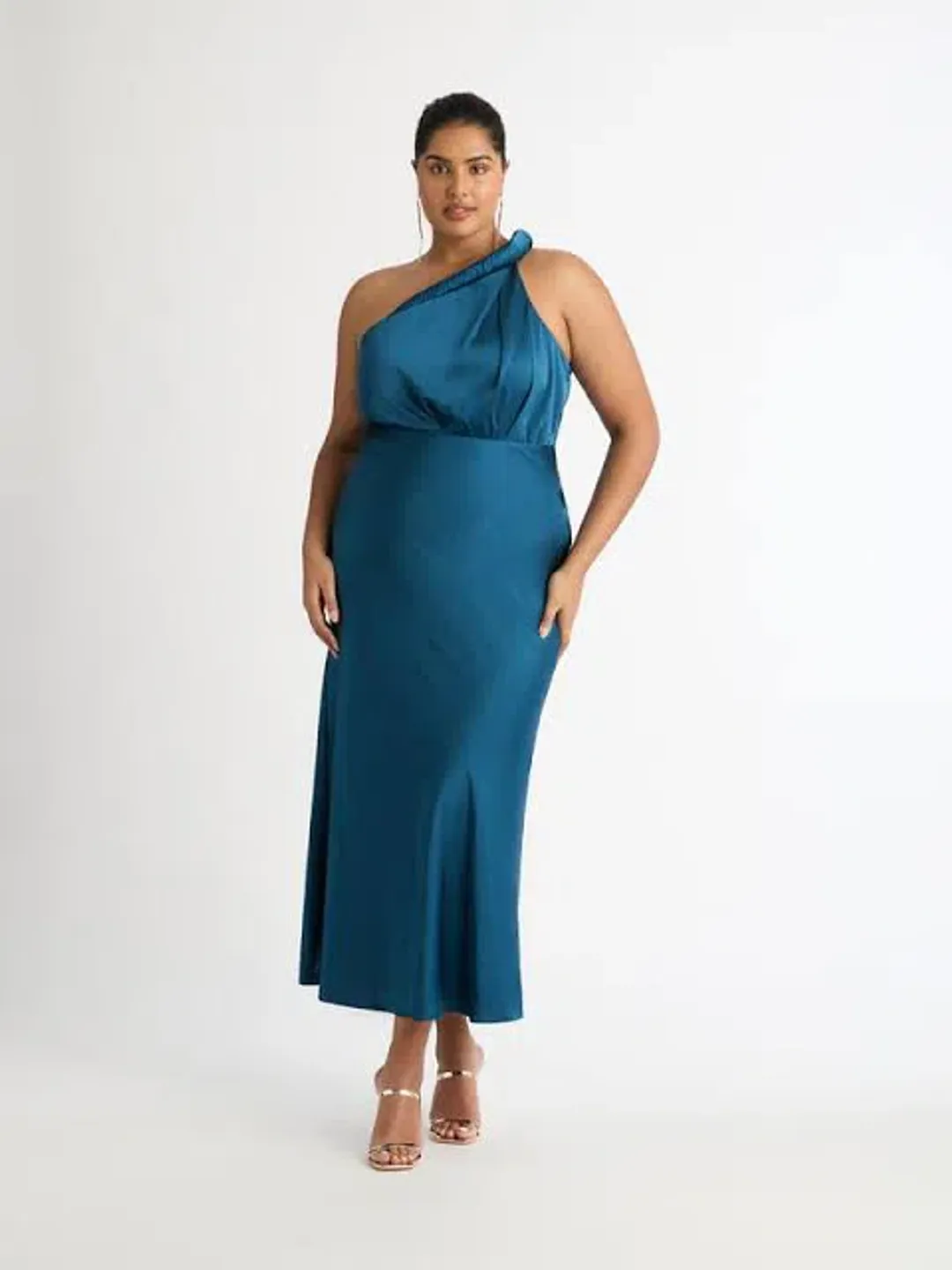 Sheike Naomi Maxi Dress in Blue Size 16 for rent on The Volte - main image