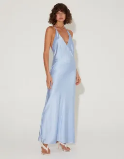 Hansen & Gretel Delphine Dress Cornflower Blue Size S/ AU 8 for rent on The Volte - image 2