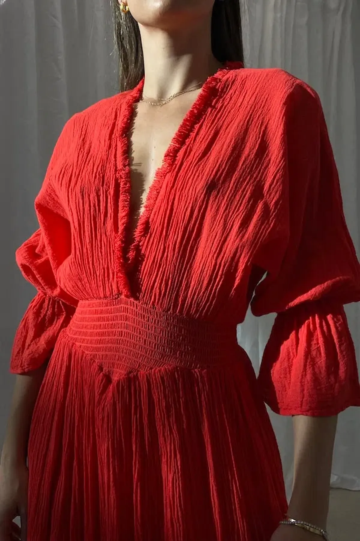 D'Artemide Eleni Dress Red O/S - Image 2
