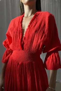 D'Artemide Eleni Dress Red O/S for rent on The Volte - image 2