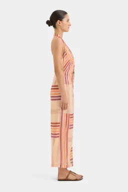 Sir the Label Marisol Twist Midi Dress Multi Print Size 8 for rent on The Volte - image 3