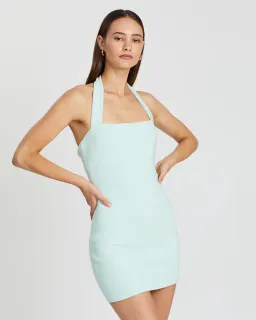 Bec & Bridge Ariel Mini Dress Mint Green Size 8 for rent on The Volte - image 2