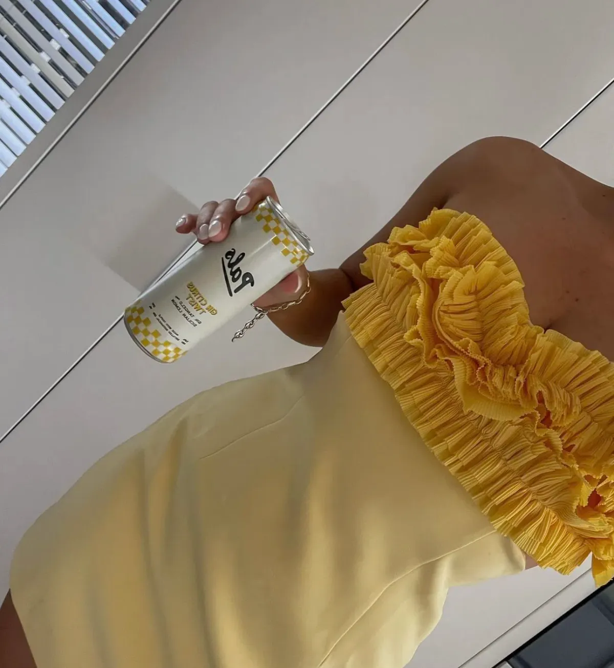 Tojha Lia Dress Lemon Size 8 - Image 4