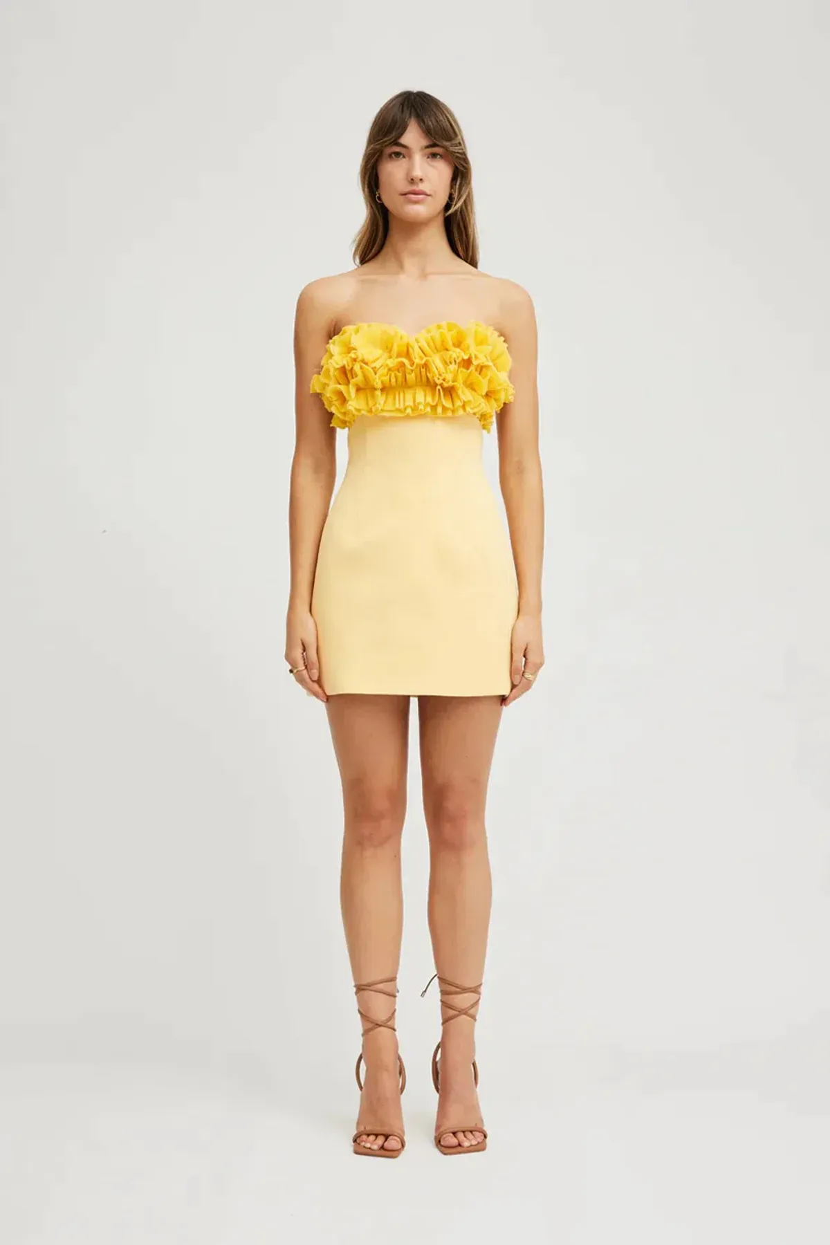 Tojha Lia Dress Lemon Size 8 - Image 2